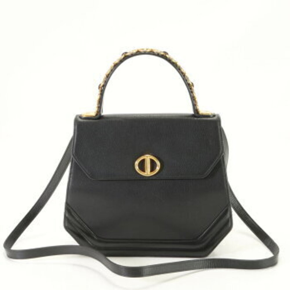 Dior tote crossbody handbag bag Christian leather High shoulder - Picture 2 of 14